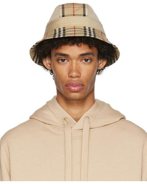 burberry bucket hat supreme|Burberry bucket hats for men.